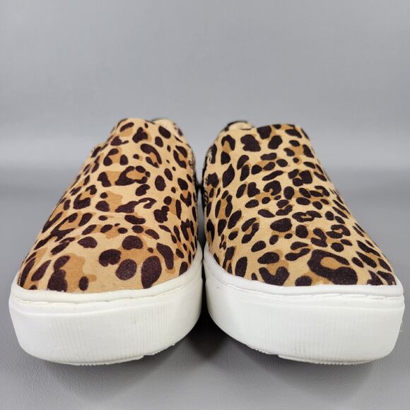 Dr. Scholl's Womens Do It Right Slip-On Sneakers Animal Print Brown Tan Size 6M - Picture 7 of 12